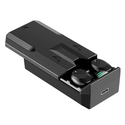 SKY-12 1 Pair Bluetooth Headset Slide Cover Wireless Earbuds with Charging Bin