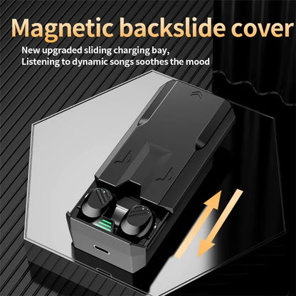 SKY-12 1 Pair Bluetooth Headset Slide Cover Wireless Earbuds with Charging Bin