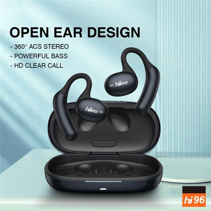 HILEO hi96 ENC Noise Reduction Wireless Earbuds Open Ear Air Conduction Bluetooth Earphones