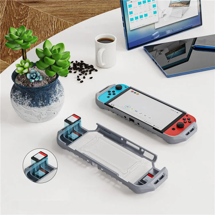 TPU+PC Case for Nintendo Switch OLED Integrated Protector Anti-Scratch Sleeve Game Accessories