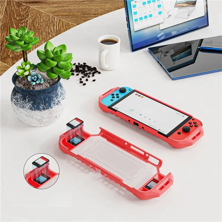 TPU+PC Case for Nintendo Switch OLED Integrated Protector Anti-Scratch Sleeve Game Accessories