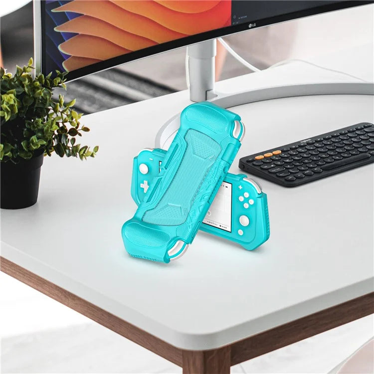 For Nintendo Switch Lite TPU+PC Protective Case Game Console Anti-drop Shell