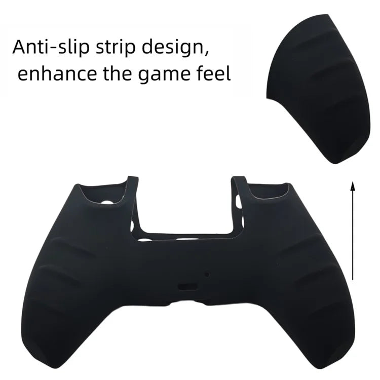 For Sony PlayStation 5 Game Console Silicone Case Anti-Slip Protective Cover
