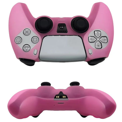 For Sony PlayStation 5 Game Console Silicone Case Anti-Slip Protective Cover