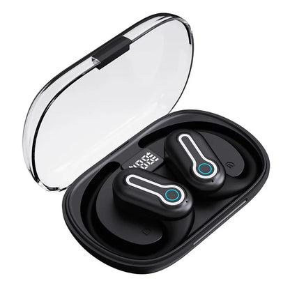 J31 OWS Bluetooth Headset Headphone Wireless Ear Hook Design Earphone with Charging Bin