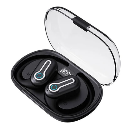 J31 OWS Bluetooth Headset Headphone Wireless Ear Hook Design Earphone with Charging Bin