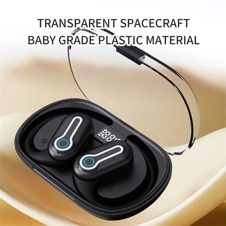 J31 OWS Bluetooth Headset Headphone Wireless Ear Hook Design Earphone with Charging Bin