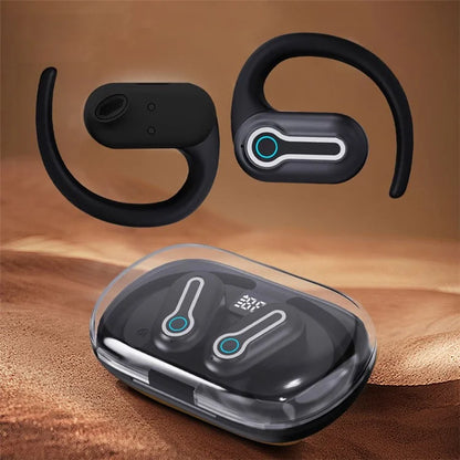 J31 OWS Bluetooth Headset Headphone Wireless Ear Hook Design Earphone with Charging Bin