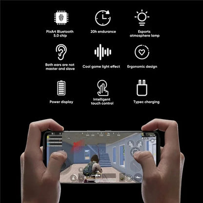REDMAGIC BH4004 TWS In-Ear Headset Wireless Bluetooth Earphone Touch Control Headphone