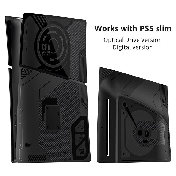 Slim PC Shell for Sony PS5 Slim Optical Drive / Digital Version Dust-Proof Protective Case