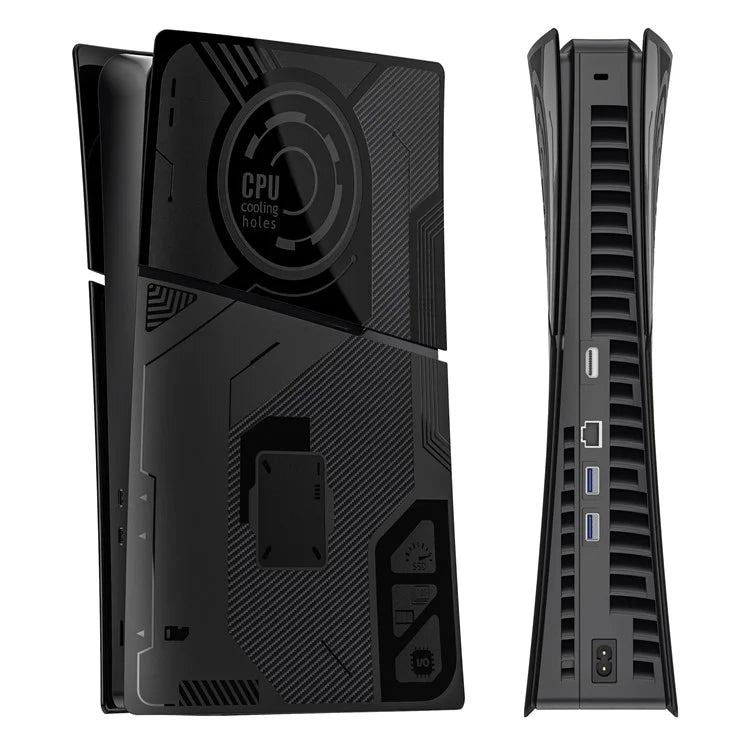 Slim PC Shell for Sony PS5 Slim Optical Drive / Digital Version Dust-Proof Protective Case