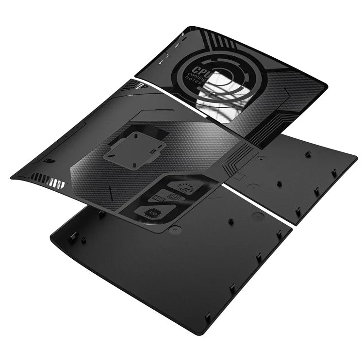 Slim PC Shell for Sony PS5 Slim Optical Drive / Digital Version Dust-Proof Protective Case