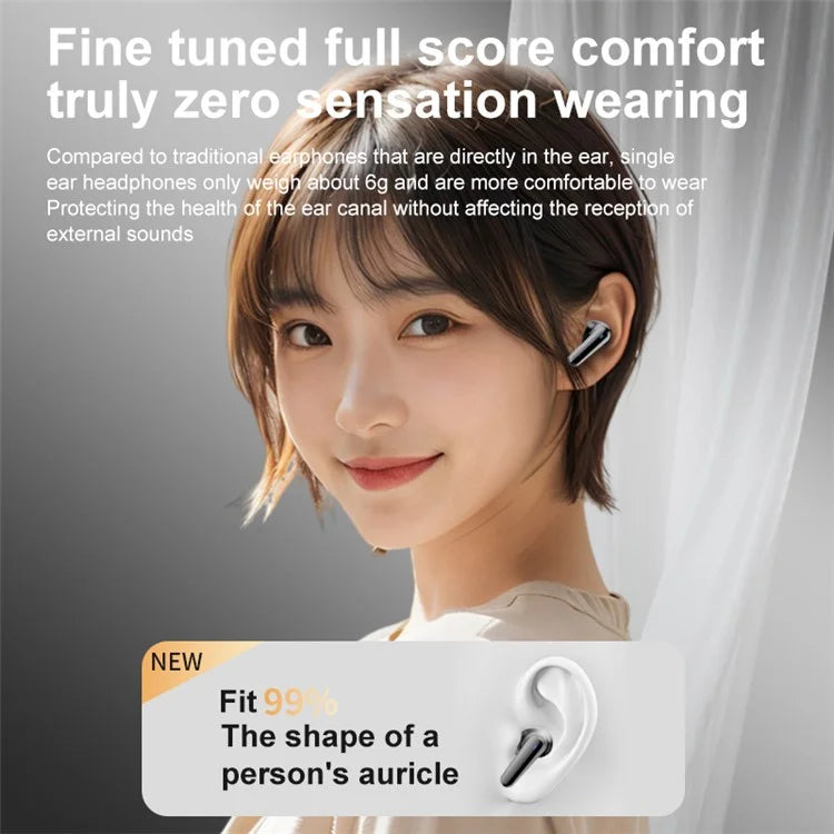 YYK-Q30 TWS Bluetooth 5.4 Earphone ANC Noise Reduction Wireless Headset with Touch Screen Charging Case