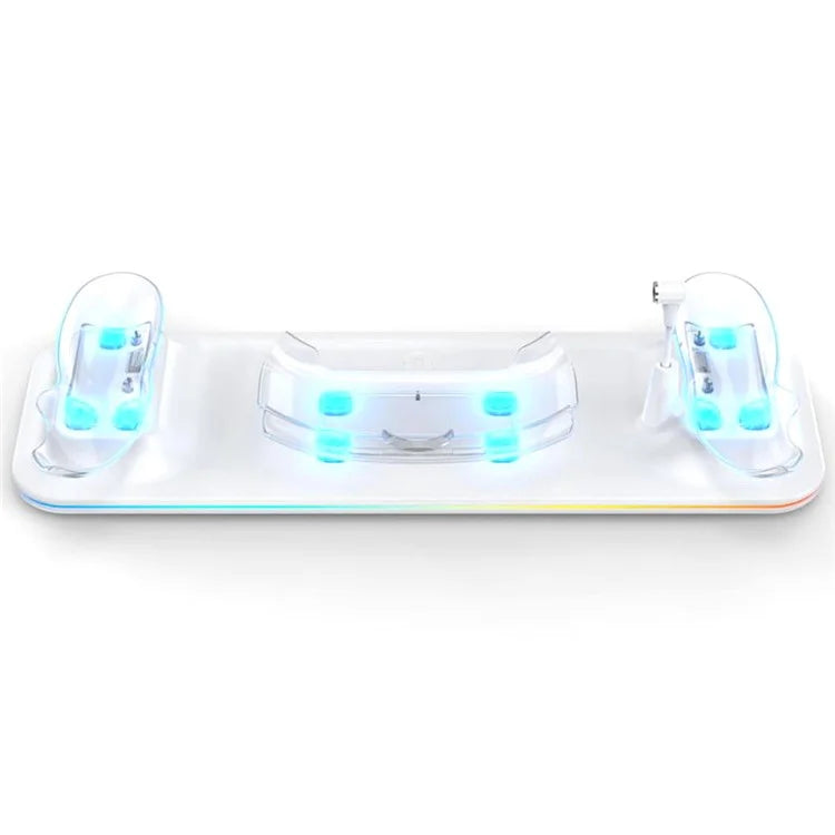 Charger Station for Meta Quest 3 VR Headset and Double Controller Charging Dock