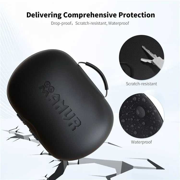 AMVR For Meta Quest 3 VR Protection Bag EVA+PU Hard Shell Carrying Pouch Storage Case