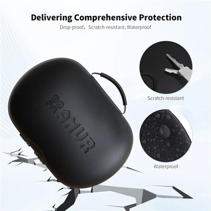 AMVR For Meta Quest 3 VR Protection Bag EVA+PU Hard Shell Carrying Pouch Storage Case