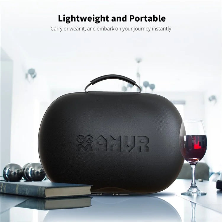 AMVR For Meta Quest 3 VR Protection Bag EVA+PU Hard Shell Carrying Pouch Storage Case