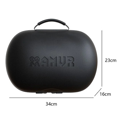 AMVR For Meta Quest 3 VR Protection Bag EVA+PU Hard Shell Carrying Pouch Storage Case