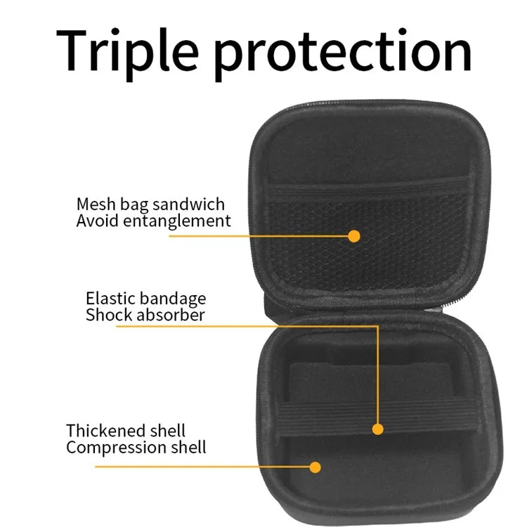 ANBERNIC Travel Case for ANBERNIC RG35XXSP Retro Handheld Game Console PU Leather Storage Bag