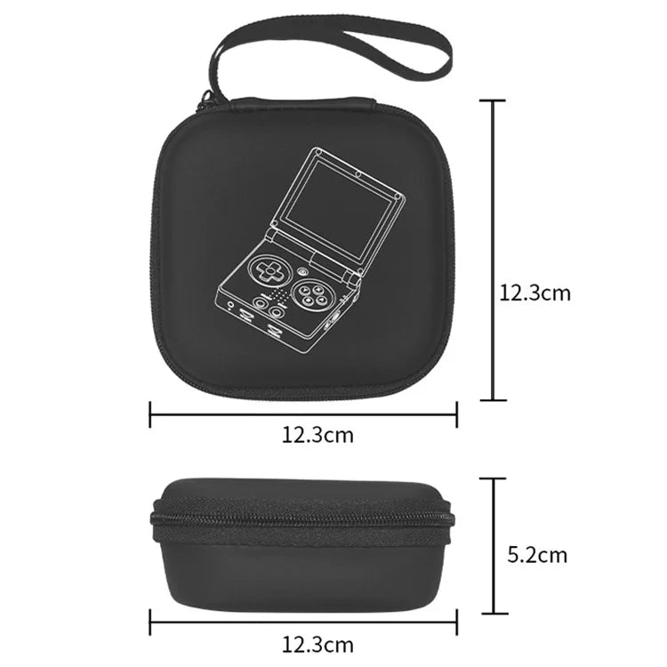 ANBERNIC Travel Case for ANBERNIC RG35XXSP Retro Handheld Game Console PU Leather Storage Bag