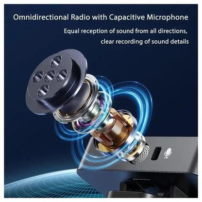 BAIWANGLI SX39 Lavalier Mic for iPhone Live Broadcast Noise Reduction Wireless Microphone, 2 Transmitter + 1 Receiver