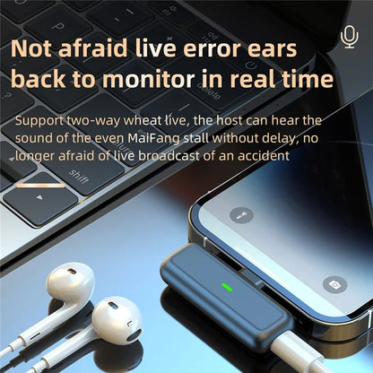 SX6 Digital Display Microphone Set with iP Receiver Radio Recording Wireless Lavalier Microphone