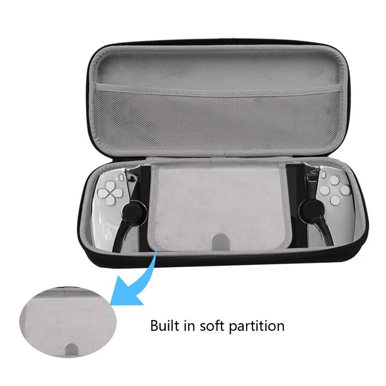 For PlayStation Portal Shockproof EVA Storage Bag Portable Game Console Carrying Case