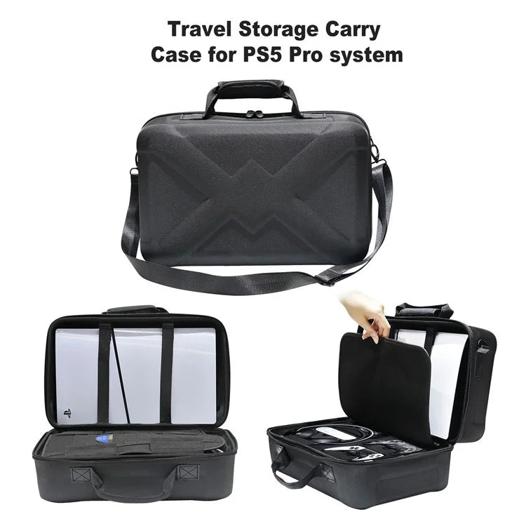 JYS JYS-P5179 For PS5 Slim Console Portable Carrying Case Shockproof Shoulder Bag