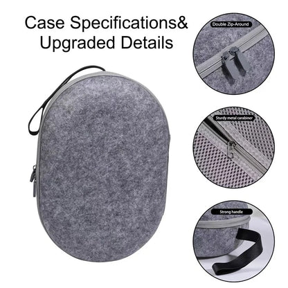 GAMWING B05 For Meta Quest 3 Hard Shell Protection Case EVA+Felt Storage Bag