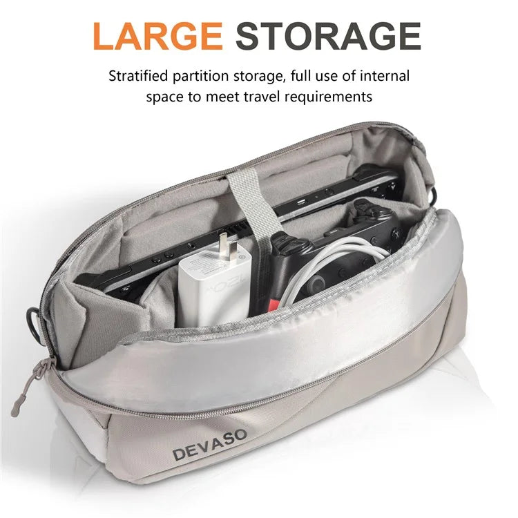 DEVASO 1133691 Portable Carrying Bag Crossbody Shoulder Bag Pouch for Steam Deck Console Devices
