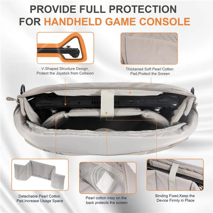DEVASO 1133691 Portable Carrying Bag Crossbody Shoulder Bag Pouch for Steam Deck Console Devices