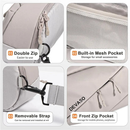DEVASO 1133691 Portable Carrying Bag Crossbody Shoulder Bag Pouch for Steam Deck Console Devices