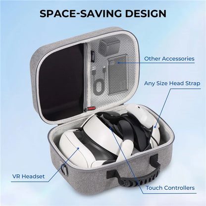 STARTRC GAMES 2.0 For Meta Quest 3 VR Hardshell Carrying Pouch Protection Bag Storage Case