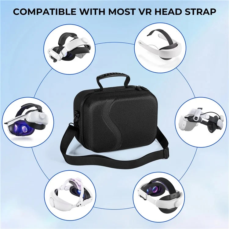 STARTRC GAMES 2.0 For Meta Quest 3 VR Hardshell Carrying Pouch Protection Bag Storage Case