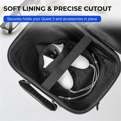 STARTRC GAMES 2.0 For Meta Quest 3 VR Hardshell Carrying Pouch Protection Bag Storage Case