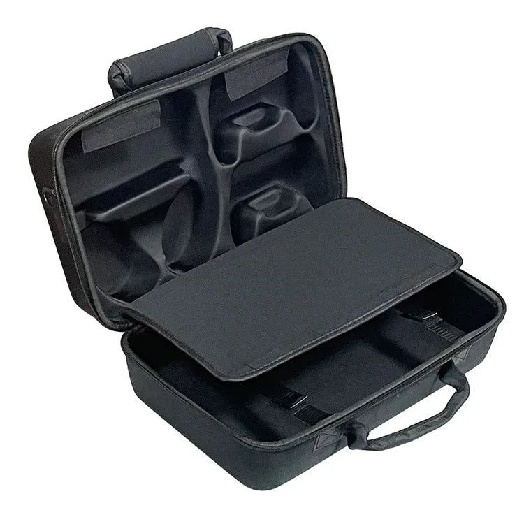 For Sony PS5 Slim Game Console Carrying Case 1680D Fabric+Waterproof Nylon Shockproof Bag