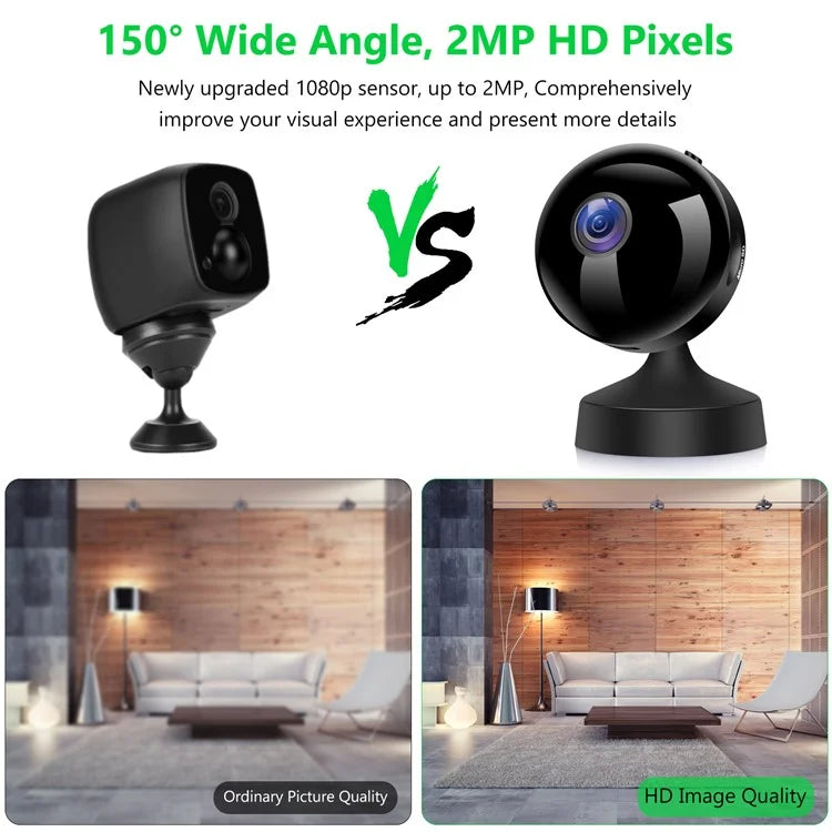 S9 Wireless Infrared Night Vision Camera Home Security Mini Indoor HD WiFi Camera