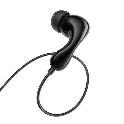 BASEUS Encok CZ20 Type-C Wired In-Ear Music Earphone with Wire Control Mic - Black