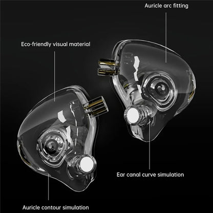 ND Venus Detachable Type-C Wired Headphones HiFi Sound Industrial In-Ear Earphones (No Mic)