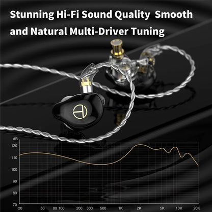 TRN ST7 Detachable 3.5mm Wired In-Ear Earphone HiFi Music Headset (With Microphone)