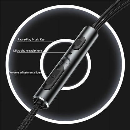 YESIDO YH40 3.5mm Plug Wired Headphones HiFi Sound Music Earphones with Mic