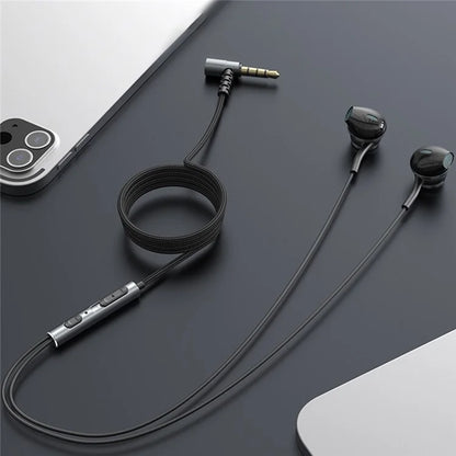 YESIDO YH40 3.5mm Plug Wired Headphones HiFi Sound Music Earphones with Mic