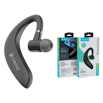 CELEBRAT SE7 180 Degree Rotation Single Ear Headphones Business Wireless Bluetooth Earphones