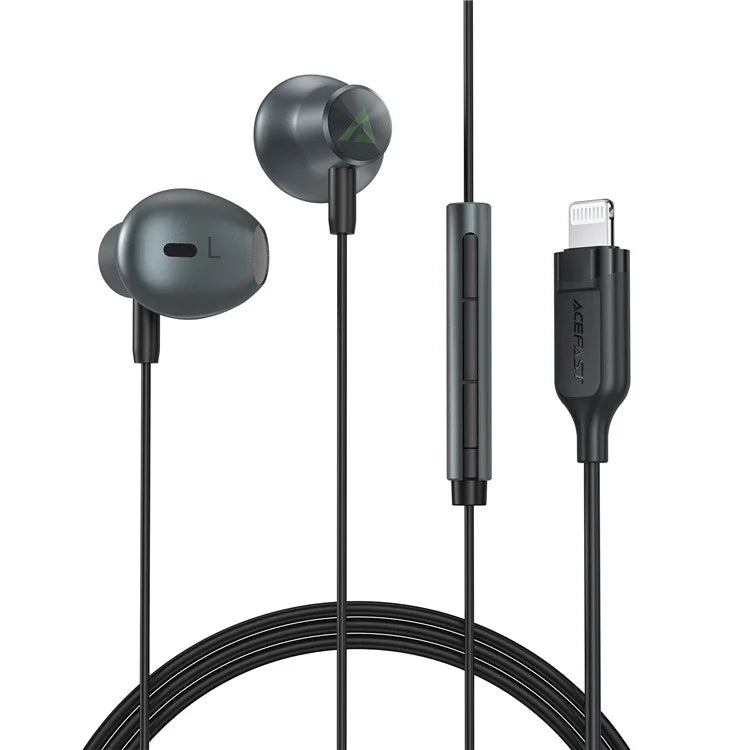 ACEFAST L1 Wired Earphones with 8-Pin Connector In-ear Headset Built-in Microphone