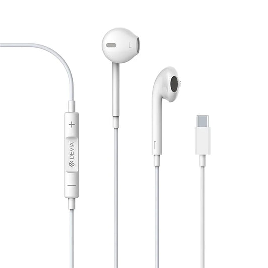DEVIA Smart Series Type-C Wired Earphone Wire Control Music Calling Headset (Digital Version)