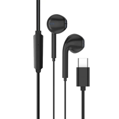 TIANSTON E50 Type-C Wired Earphone Digital Decoding Wire Control Music Headset