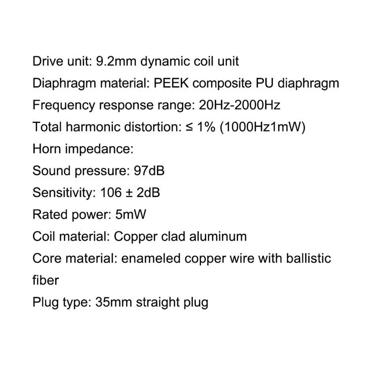 ONEPLUS E103A Wired Ear Buds with 3.5mm Plug Wired Headphones Noise Isolating Volume Control
