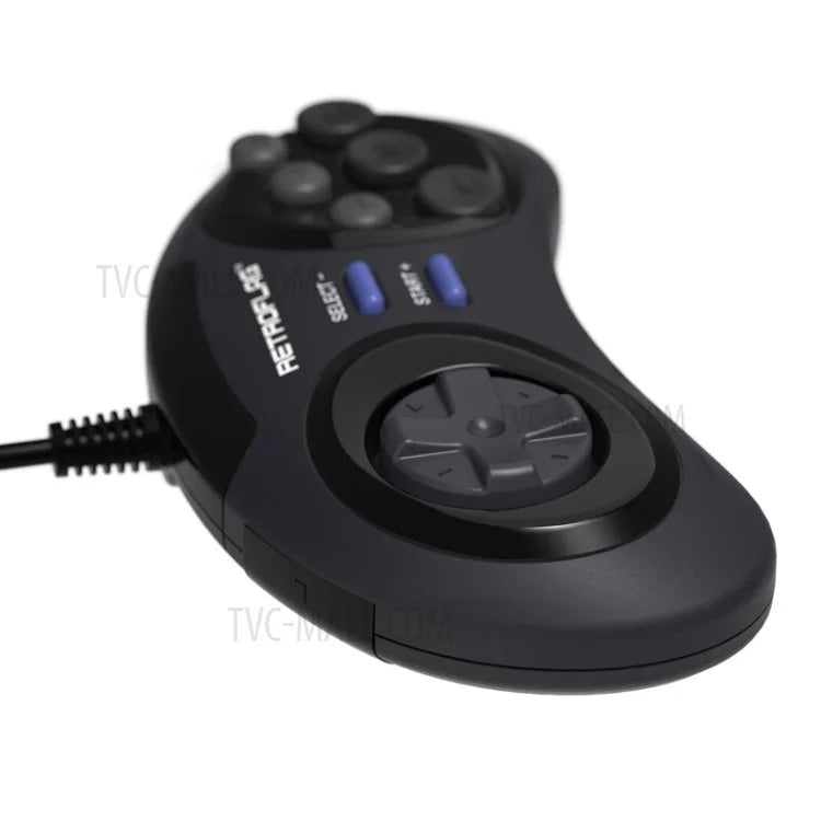 Retroflag USB Gamepad Classic Wired MD Controller for Windows/MacOS/Raspberry Pi/Switch Video Game Console