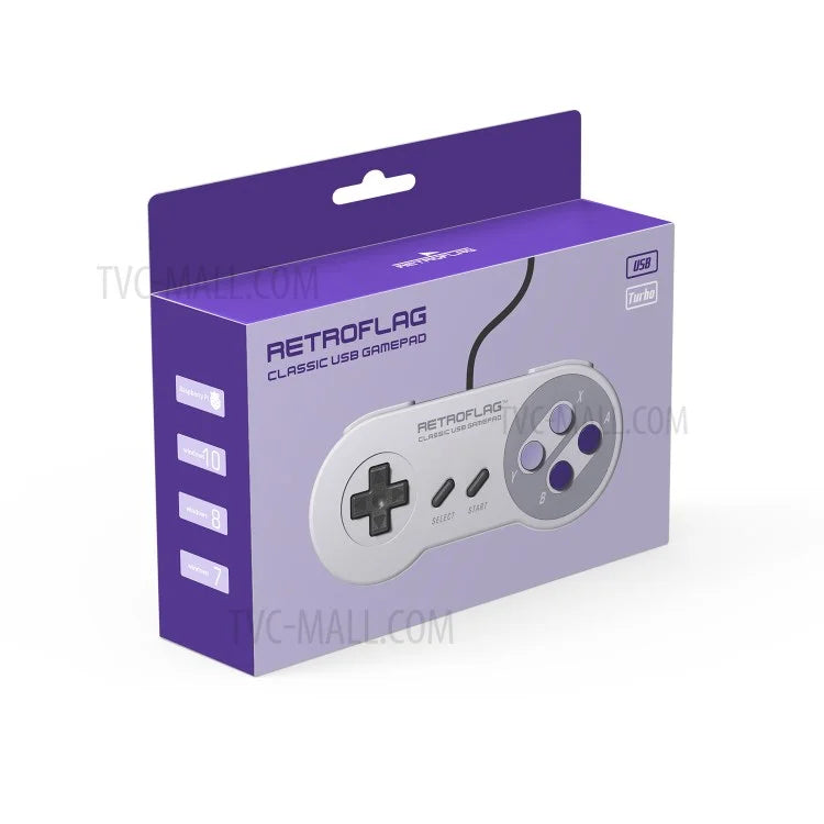 Retroflag USB Controller Gamepad Classic Game Joystick for Switch/Raspberry/Windows (American Version)