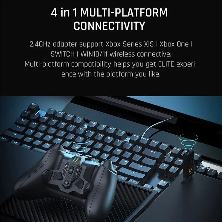 BIGBIGWON ARMOR-X For Xbox Serie S Controller Paddles Wireless Back Game Controller (Standard Version)